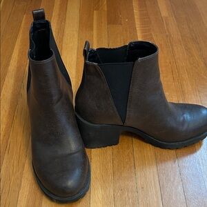 Dirty Laundry Dark Brown Ankle Booties